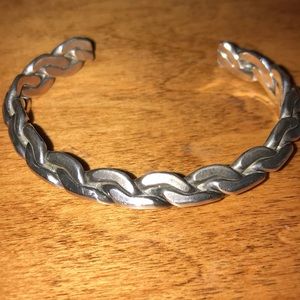 Sterling silver cuff bracelet